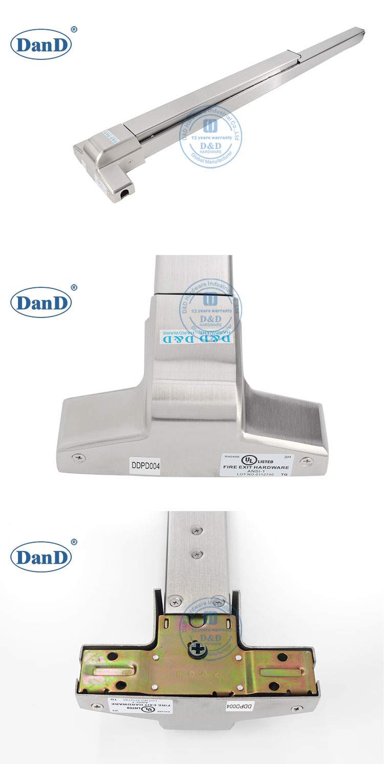 Hardware de p&aacute;nico para puertas