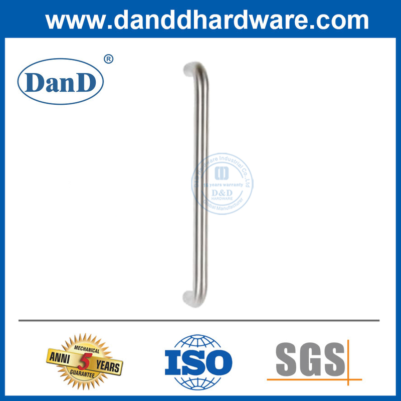 Manija de la puerta de vidrio corredera de acero inoxidable de acero inoxidable manijas de la puerta exterior moderna-ddph020