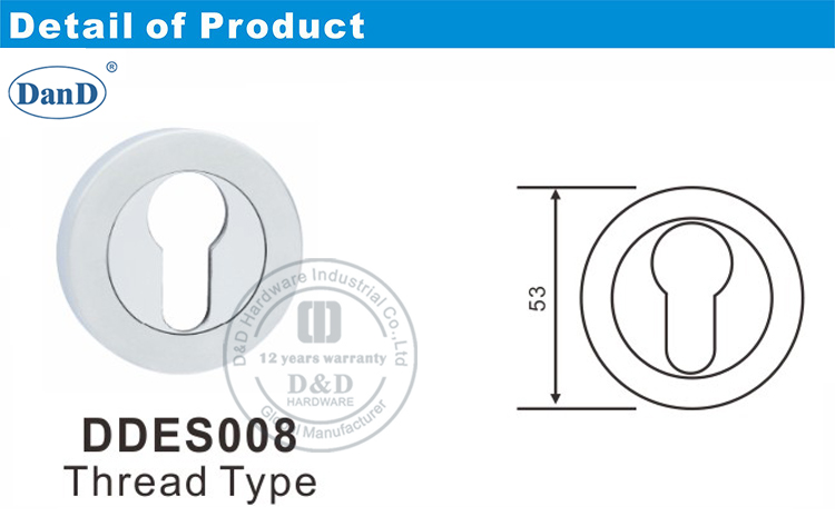 Rosette Escutcheon-D y D Hardware
