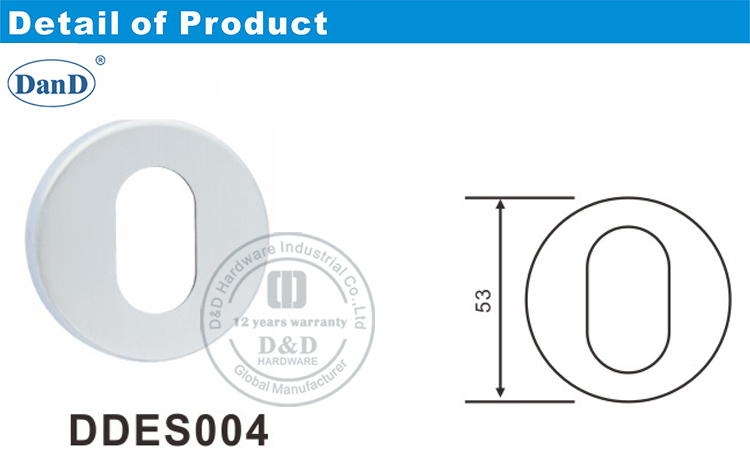 Rosette Escutcheon-D y D Hardware