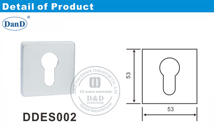 Rosette Escutcheon-D y D Hardware