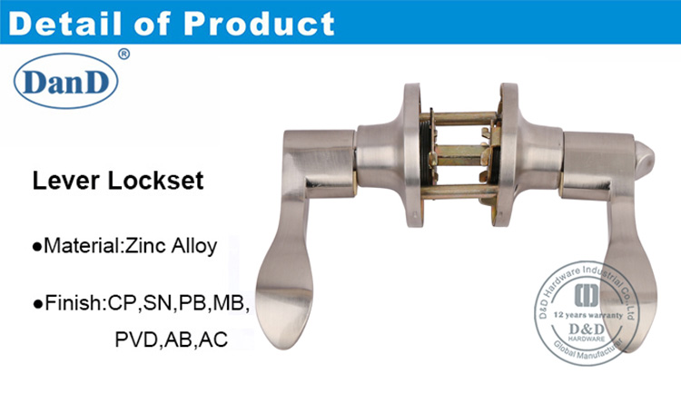 Privacidad Tubular Lock-DDLK091-D y D Hardware