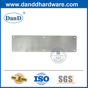 Placa de patada de acero inoxidable para puertas-ddkp001