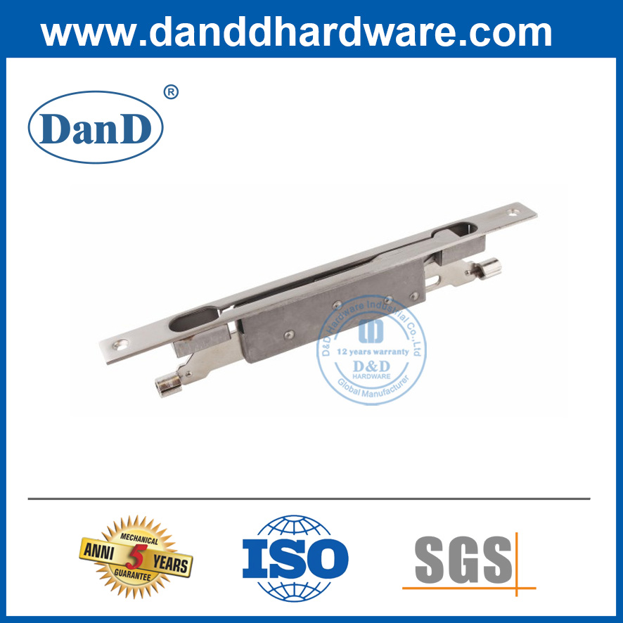 Perno de descarga automática montada en la superficie de acero inoxidable para puerta de metal DDDB023