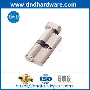 Tipos de mechones de baños de níquel satinado de mechones de cilindro-DDLC007-70 mm-sn